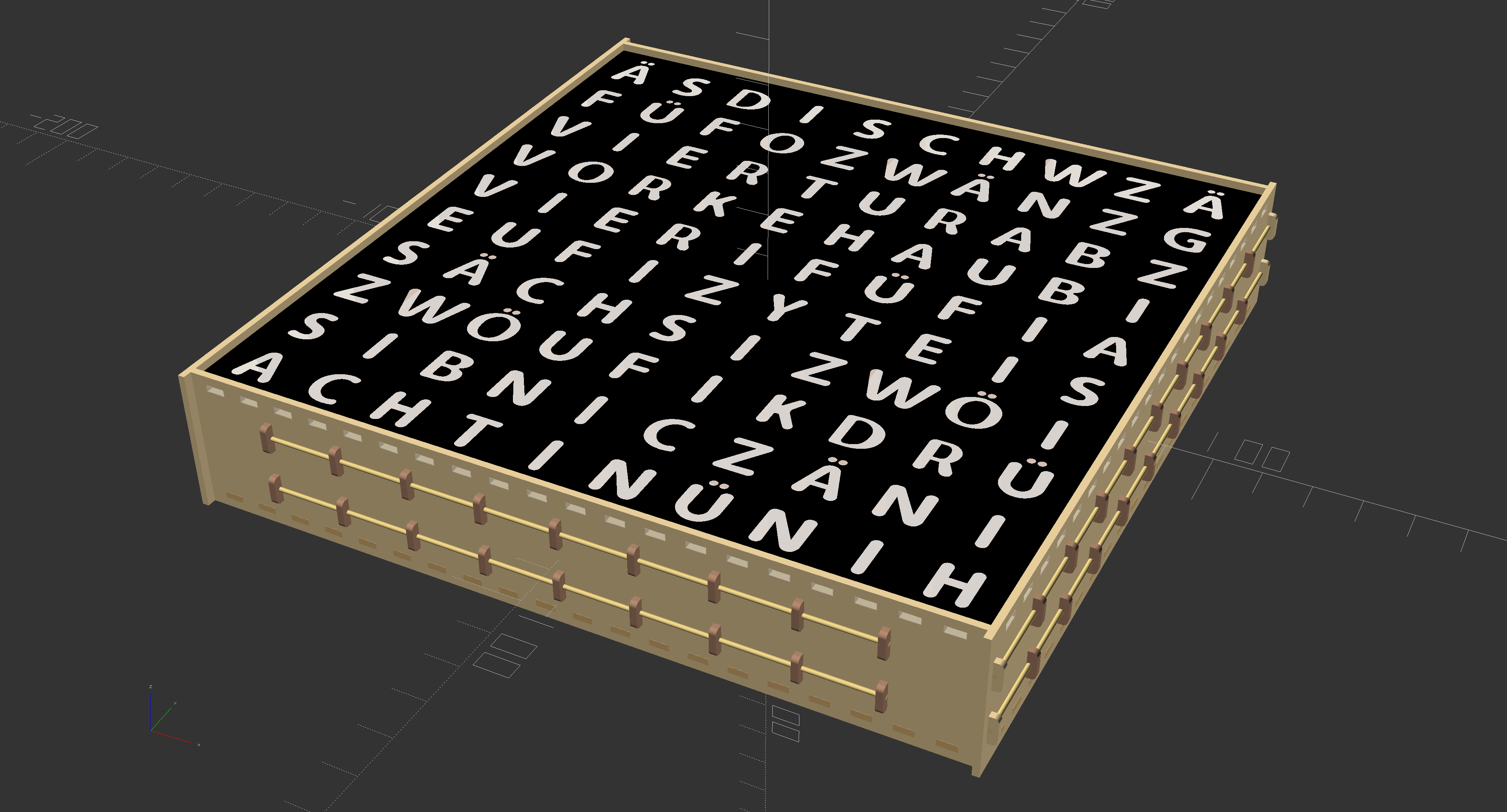 WordClock_10x10_Black